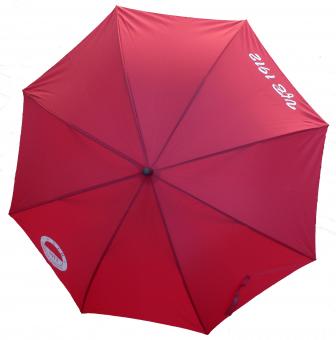 Regenschirm in rot oder schwarz 