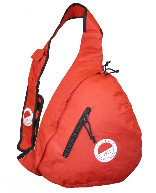 Rucksack in rot mit Logo 