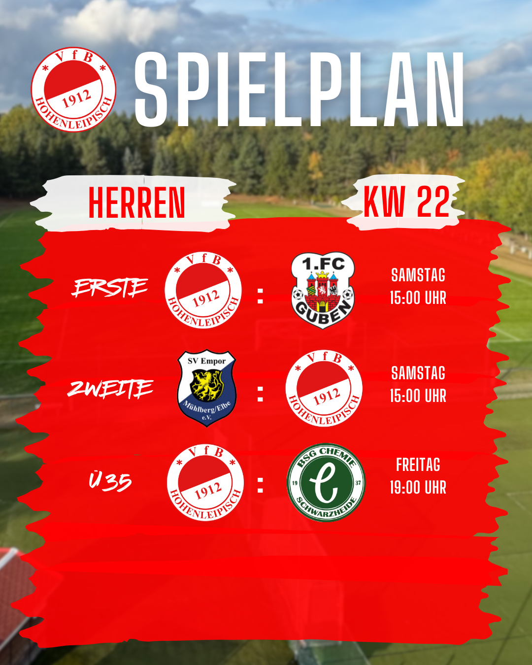 Spielplan KW22