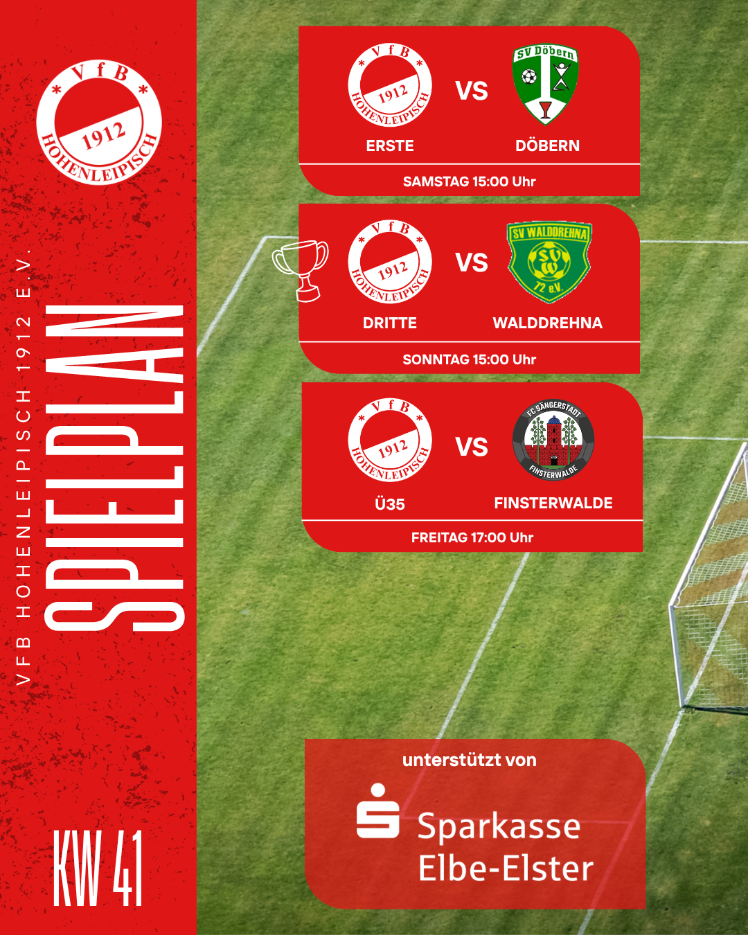 Spielplan KW41 - Männer