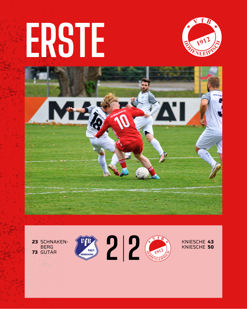 ERSTE: Krieschow 2 : VfB