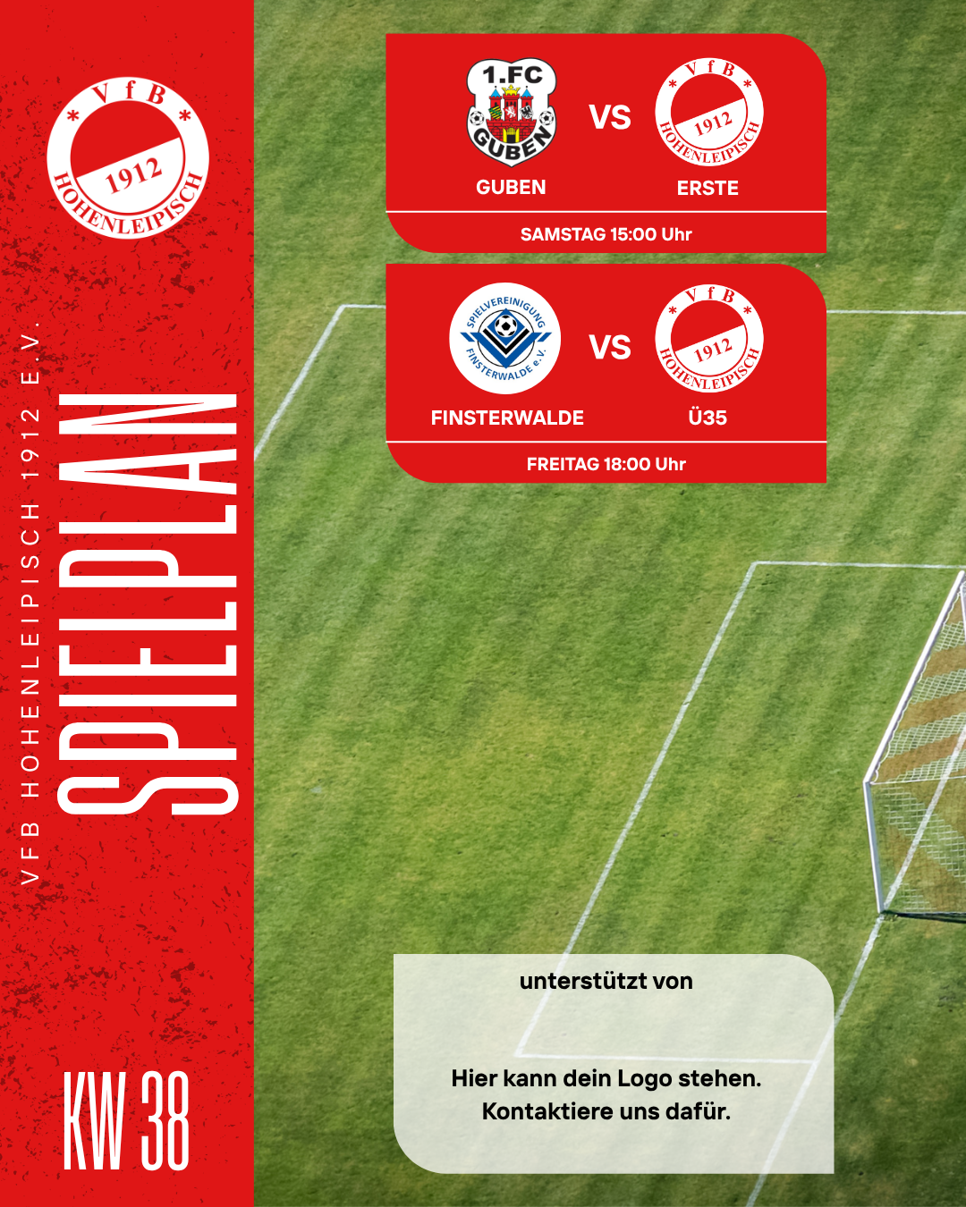 Spielplan KW38 - Männer