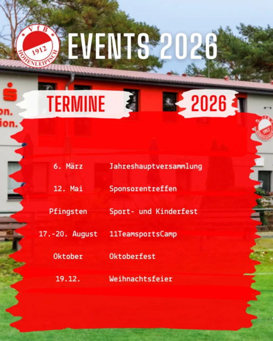 events uebersicht 2026