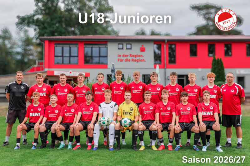 VfB Mannschaftsfotos Nachwuchs Saison 25 26 A B Junioren